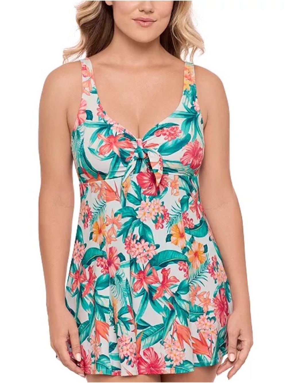 Swim Solutions Women's Bow Front Swimdress